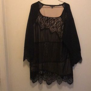 Black and Tan blouse